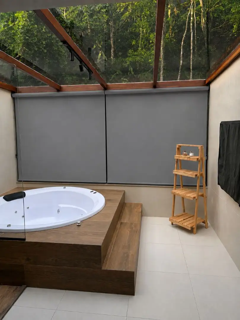 Persiana Rolo Tela Solar Screen 1% Cinza