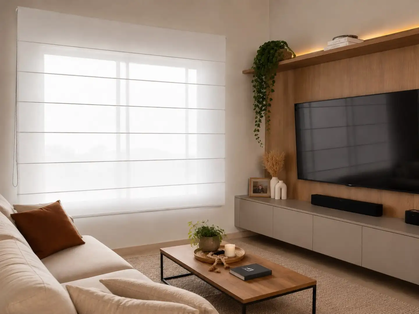 Persiana Romana Tela Solar Screen 3% Screen cinza