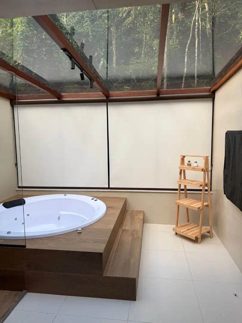Persiana Rolo Tela Solar Screen 1% Cinza